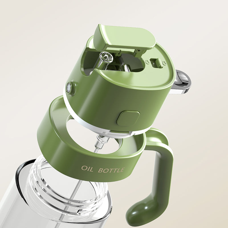 P&M Essentials+ 16oz 2 in 1 Olive Oil Dispenser for Kitchen - Available in Black, Green, and White