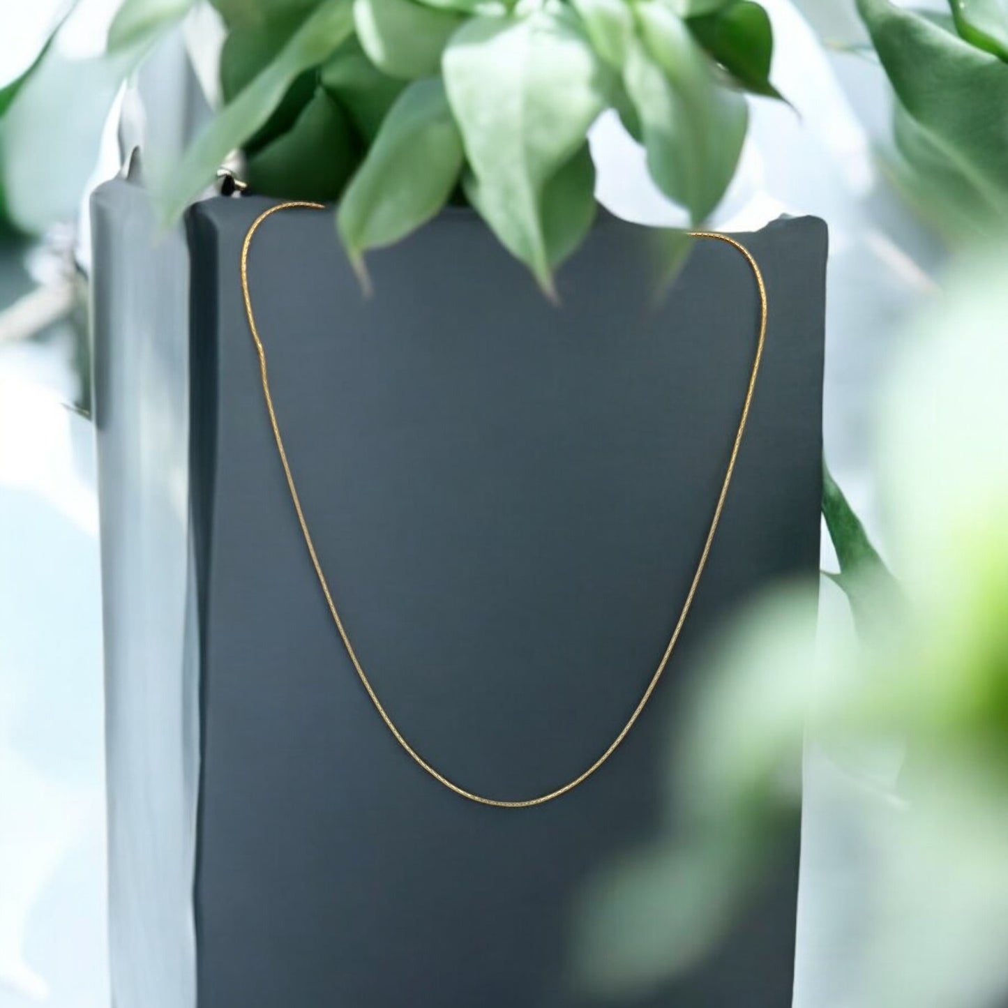 P&M Essentials+ 14K Gold Plated Curb Chain Adjustable Necklace