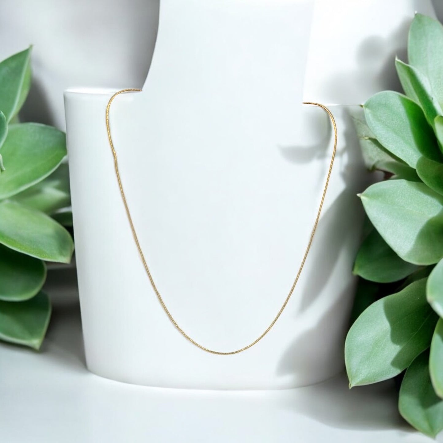 P&M Essentials+ 14K Gold Plated Curb Chain Adjustable Necklace