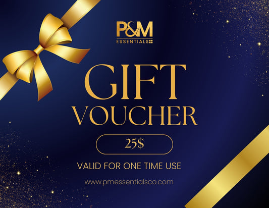 🎁 $25 P&M Essentials+ Gift Voucher