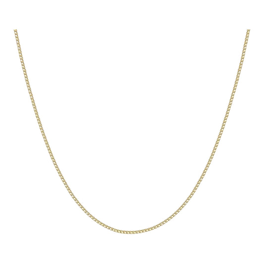 P&M Essentials+ 14K Gold Plated Curb Chain Adjustable Necklace 